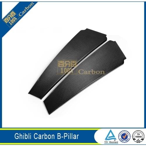 For Maserati Quattroporte/Ghibli B Pillar Window Exterior Trims Cover