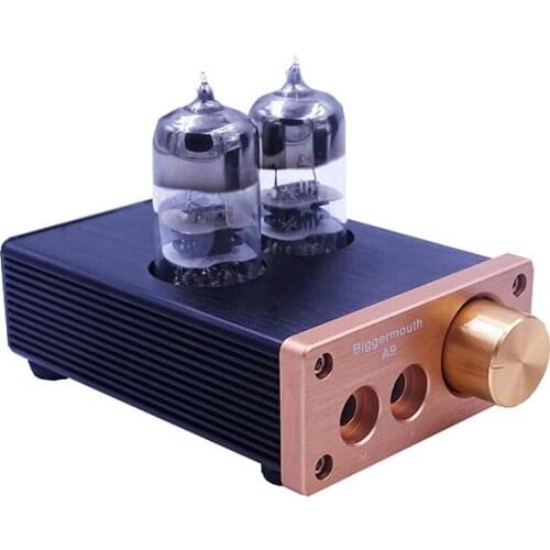 HiFi Tube amplifier, desktop 12V DIY vacuum tube bile headphone power amplifier, frequency range: 20HZ-30KHZ,Distortion ≤0.5