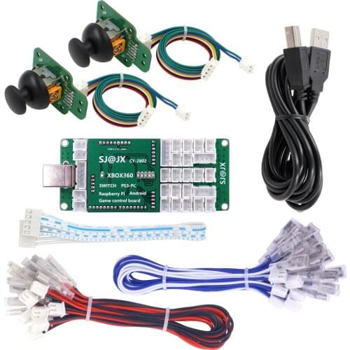 SJ@JX Game Controller Encoder 3D Analog Sensor Arcade Joystick Button Gamepad Code Board for Xbox 360 Nintendo Switch PS3 PC