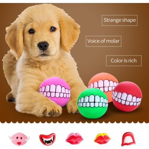 2021 Dog Toy For New Tooth Cleaning Snack Pet Products Squeak Dog Chew Toy Accessories Outdoor Puppy Pet Play Chew Balls Toy