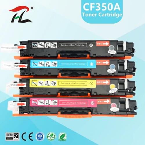 YI LE CAI compatible toner cartridge CF350A 350A CF351A CF352A CF353A 130A for hp Color LaserJet Pro MFP M176n, M176 M177fw M177