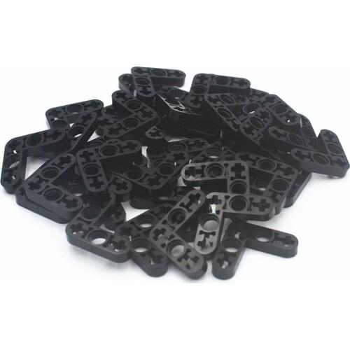 MOC Building Blocks Self-Locking Bricks Technical Parts 20pcs TECHNICAL LEVER 3X3M,90DGE compatible with lego for Kids Toy 32056