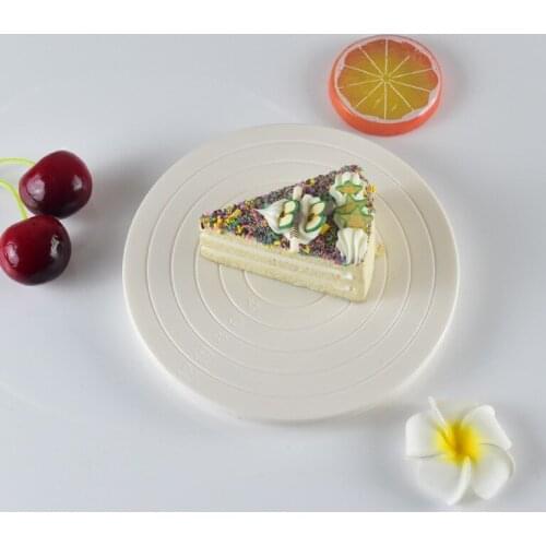 Mini Cake Turntable Baking Tools Handmade Diy Fondant Cake Mousse Decorating Tray With Scale Platform Cookie Biscuit Stand