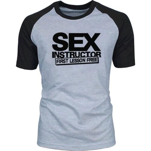 Sex Instructor Funny Creative Mens Men T Shirt Novelty Short Sleeve O Neck Cotton Casual Top Tees