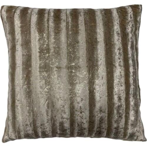 New Fashion Foil Printing Cushion Cover Gold/Pink/Ivory Stamping Brushed Striped Throw Pillowcase