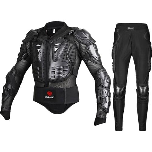 Genuine Motorcycle Jacket Racing Armor Protector ATV Motocross Body Protection Jacket Clothing Protective Gear Mask Gift