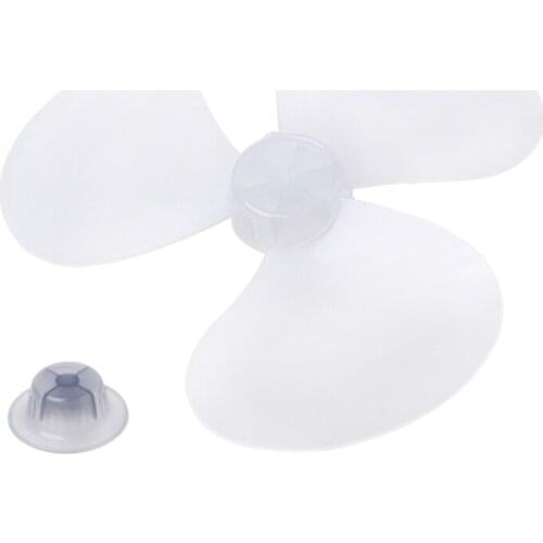 3 Leaves Clear Plastic Fan Blade Replacement for 12 Inch Pedestal Fan Stand Fan