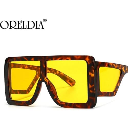 Vintage Oversized Square Sunglasses 2021 Women Men Retro Big Frames Sun Glasses Female Lady Luxury Brand Designer Eyewear UV400