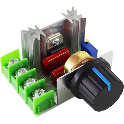 AC 220V 2000W SCR Voltage Regulator Dimming Dimmers Motor Speed Controller Thermostat Electronic Voltage Regulator Module