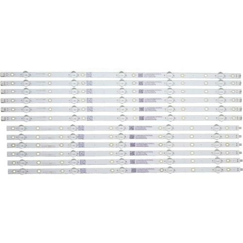 12PCS LED STRIP For 55PUS6162 55PUS6262 55PUS6703 55PUS6753 E349376LB55073 V0_02 LB55073 E349376_HY-AI EX-55037003-4E565-0-A-56