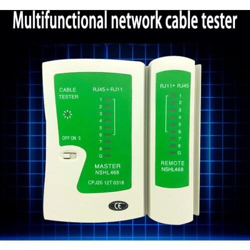 Multi RJ45 RJ11 RJ12 Network Cable Tester Cat5 Cat6 UTP LAN Cable Tester Networking Wire Telephone Line Detector Tracker Tool
