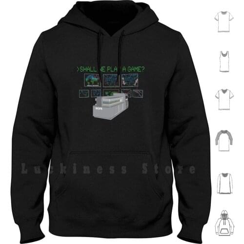 War Games W.o.p.r. hoodies War Geek Games Movie Computer Hacking Hacker