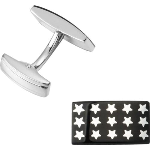 New high quality pop stars black men Cufflinks Wedding Golden Mens Long Sleeve Shirt Cufflinks