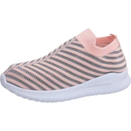 2021Spring Autumn New Women Casual Shoes White Net Low Cut Breathable Running Single Shoes