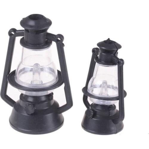 1PCS Doll House Fixture Droplights Horse Lamp Retro Loft Industrial Lantern Kerosene Oil Pendant Lamp Dining Room Cafe Balcony