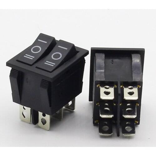 1pcs High current ship type (shape) switch 15A 250V 20A 125VAC six feet Double double three gears