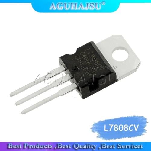 10PCS L7808CV TO220 L7808 TO-220 7808 LM7808 MC7808 new and original IC