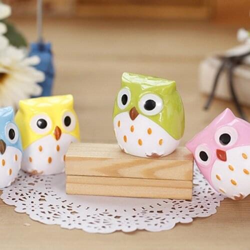 16 Pcs Children Cartoon Cute Owl Double Hole Pencil Sharpener Student Creative Stationery Pencil Sharpener Wholesale
