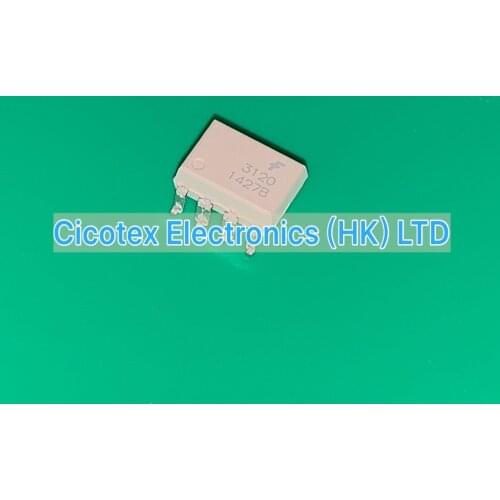 3pcs/lot FOD3120SD HCPL3120SD 8SMD AC/DC TO LOGIC INTERFACE OPTOCOUPLER HCPL-3120 HCPL3120 F3120 3120 SOP8 FOD3120S