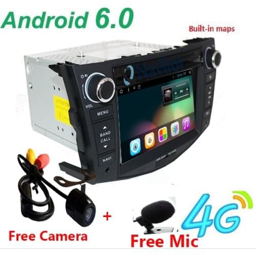 Android 10.0 Quad core 2 din Car DVD for Ttoyota Rav4 RAV 4 Car Radio DVD Player 3G/4G WIFI Bluetooth GPS Navigation Radio