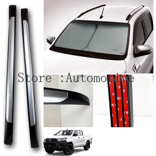 2015 2019 Roof Rails Rack Carrier Bars For Isuzu D-max Toyota Hilux Revo Rocco 2016 2017 2018 2019