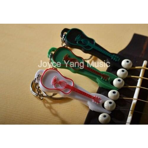 Niko Black White Green Mini Guitar Bridge Pins Puller Keychain Guitar Key Ring For Acoustic Guitar Free Shipping