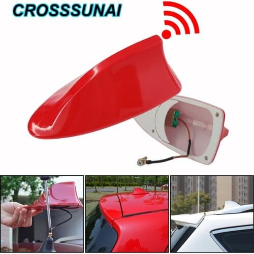 Car Shark Fin Antenna Car Radio Aerials FM/AM Signal Amplifier Auto Exterior Roof Universal For BMW Ford Toyota Kia