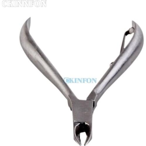DHL 500PCS Universal Metal Distal End Plier Cutter Manicure Toenail Tool