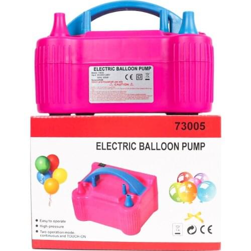 Electric Balloon Air Pump Inflator Dual-Nozzle Globos Machine Air Balloon Blower for Party Balloon Arch Column Stand Inflatable