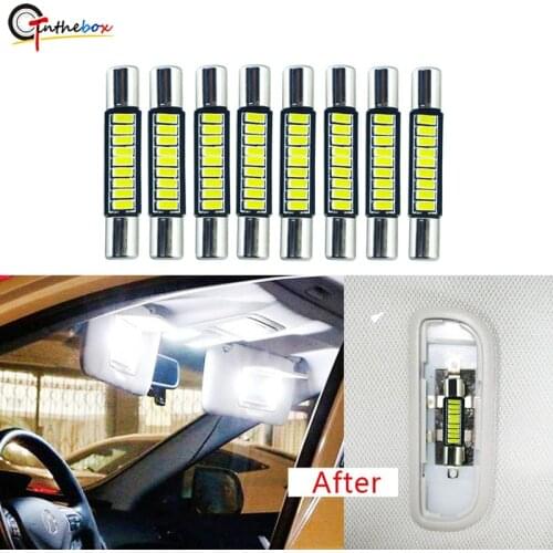 Gtinthebox 29mm Canbus Error Free LED Light Bulbs for Interior Lights Map Dome Door Courtesy Light Bulbs Pack of 8pcs