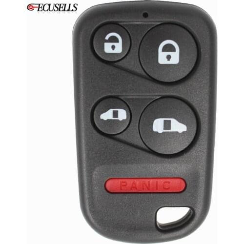4+1/5 Button New Replacement Remote Key Shell Case Smart Car Key Cover For Honda Odyssey Mini Van 1999 2000 2001 2002 2003 2004