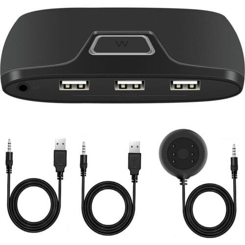 HDMI-compatible KVM Switch 2 In 1 Out 2-Ports HDMI-compatible Switcher Selector USB Keyboard Mouse And Printer Sharing Dropship