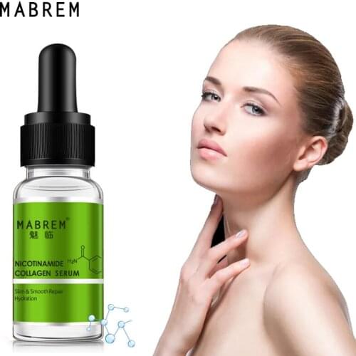 Nicotinamide Whitening Serum Collagen Anti-aging Anti-wrinkle Moisturizing Essence Deep Nourish Repair Smooth Firm Face Care