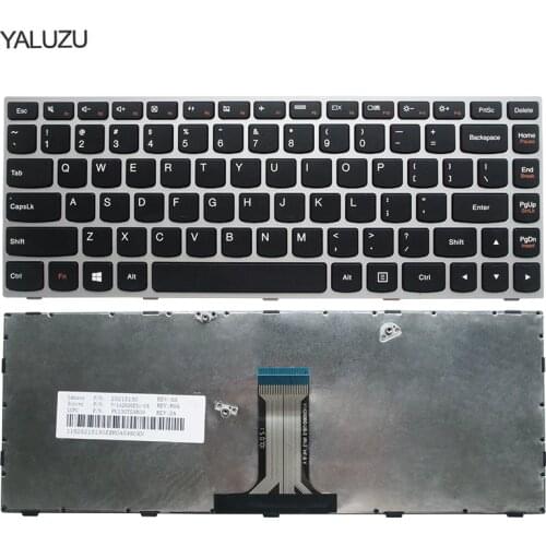 New US Laptop Keyboard for Lenovo G40-70 Z41-70 80 B41-70 B41-75 B41-35AT B41-80 B41-70 US Silver border Keyboard