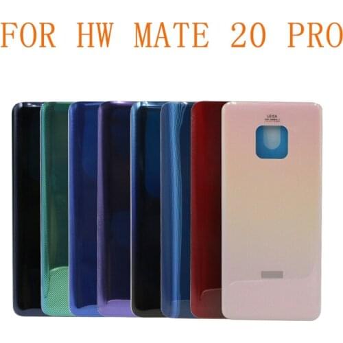 New Mate20 Pro Housing For Huawei Mate 20 Pro Glass Battery Cover Repair Replacement Back Door Phone Rear Case