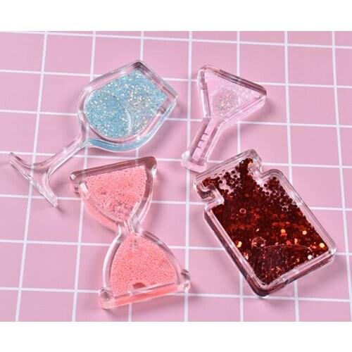 Hourglass water injection mud board Silicone Mould DIY Resin Decorative Craft Jewelry Making Mold resin molds for jewerly