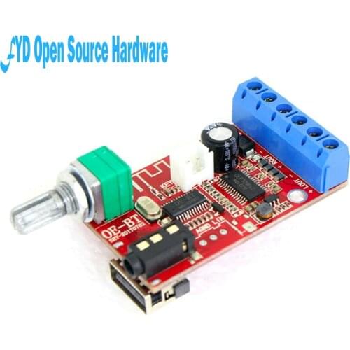 1pcs OE-BT full function Bluetooth power amplifier board Digital module Remote MP3 decoding audio receiver