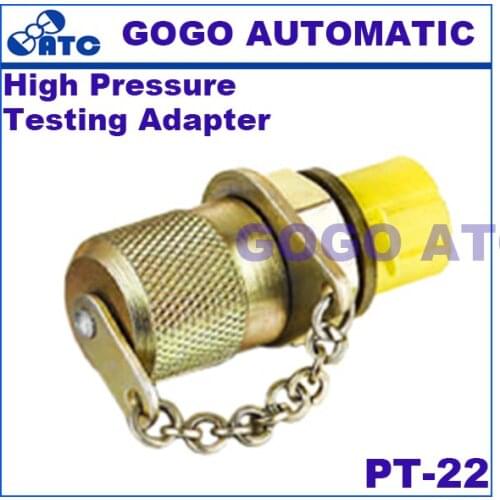 High quality hydraulic high pressure testing adapter PT-22 Nominal Diameter 3mm PT bevel flat mat seal(without air relief)