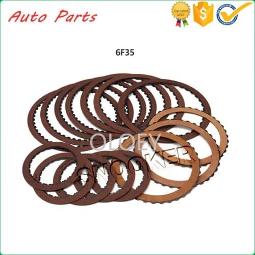 15PCS/set 6-speed gearbox 6F35 gearbox clutch friction plate package for Ford Mondeo Maverick Forex