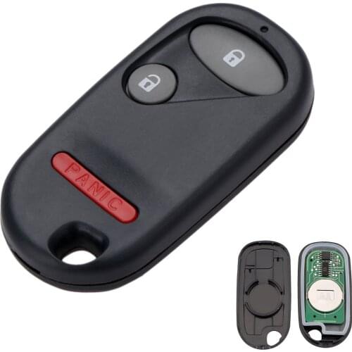 2+1 Buttons Keyless Entry Remote Car Key 433Mhz For Honda Civic EX LX Pilot Element 2003 2004 NHVWB1U521 NHVWB1U523 Key