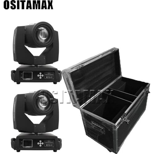2pcs+1 flight case 7R Beam Sharpy 230W Moving Head Fixture DJ Beam Lamp Moving Heads Equipment