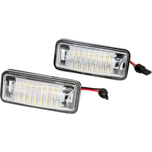 2pcs/lot 12V Car LED Number Plate Light 24 SMD Super White Lamp for Toyota 86/GT86/FT86