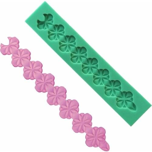 3D Silicone Lace Shape Sugarcraft Cookie Cupcake Chocolate Baking Mold Fondant Cake Decorating Tools
