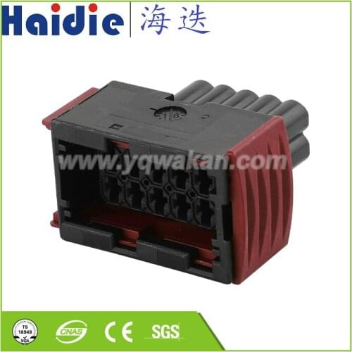 50/100sets/lot 10 way female waterproof automotive electrical connector for wire harness with terminals and seals 1-967240-1