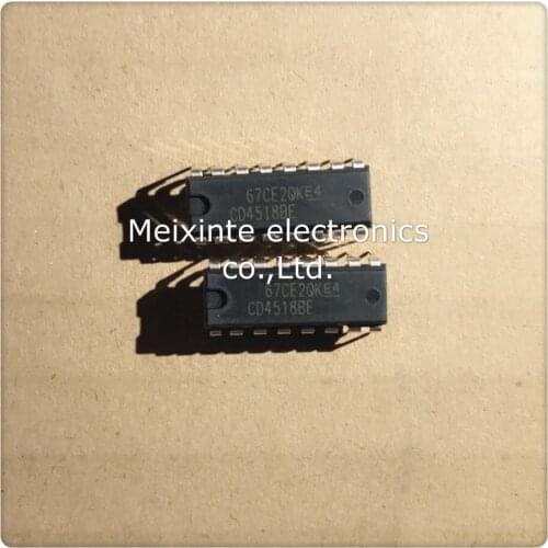 50pcs-100pcs/lot CD4518BE CD4518 DIP-16 Double BCD adder counter IC New original