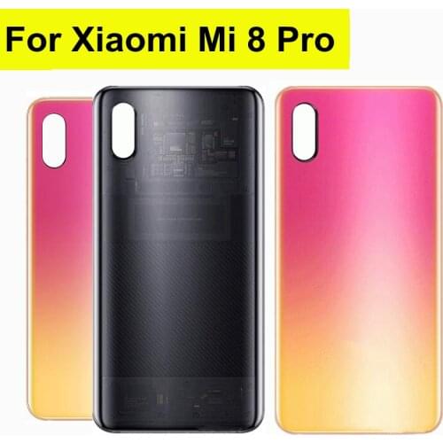 6.21" For Xiaomi Mi 8 Pro Back Battery Cover Back Housing Glass Cover Case For XIAOMI Mi 8 Pro Rear Door Back Cover Mi8 Pro 8Pro