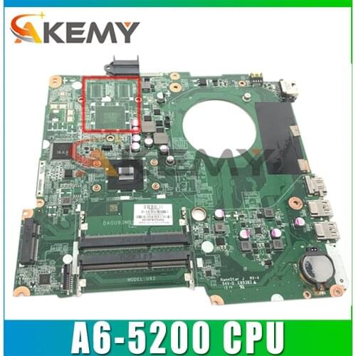 AKemy Laptop motherboard For HP Pavillion 14-N 14-F 14' Inch A6-5200 Mainboard DA0U93MB6D2 739655-501 739655-601 739655-001