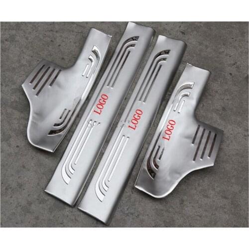 Car styling For Honda CRV CR-V 2012 2013 2014 2015 2016 High Quality Inner Stainless Steel Door Sill Scuff Plate car Sticker