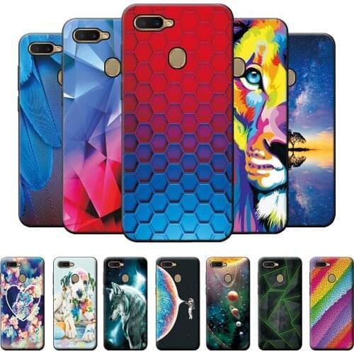 Case For OPPO A7 Caser Cover on OPPO A5S AX5S A 7 A 7N AX 7 Shockproof Silicone Phone Case OPPO AX7 A7N Cartoon Cute Bumpe6.2