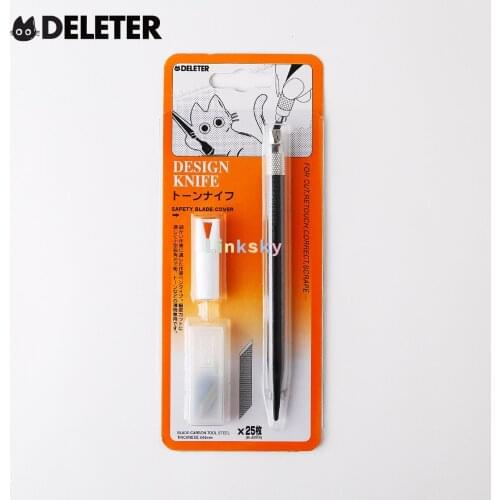 DELETER INC. Tone knife ,With 1 blade, It is suitable for detailed work, and it is widely used in all designs,Art supplies